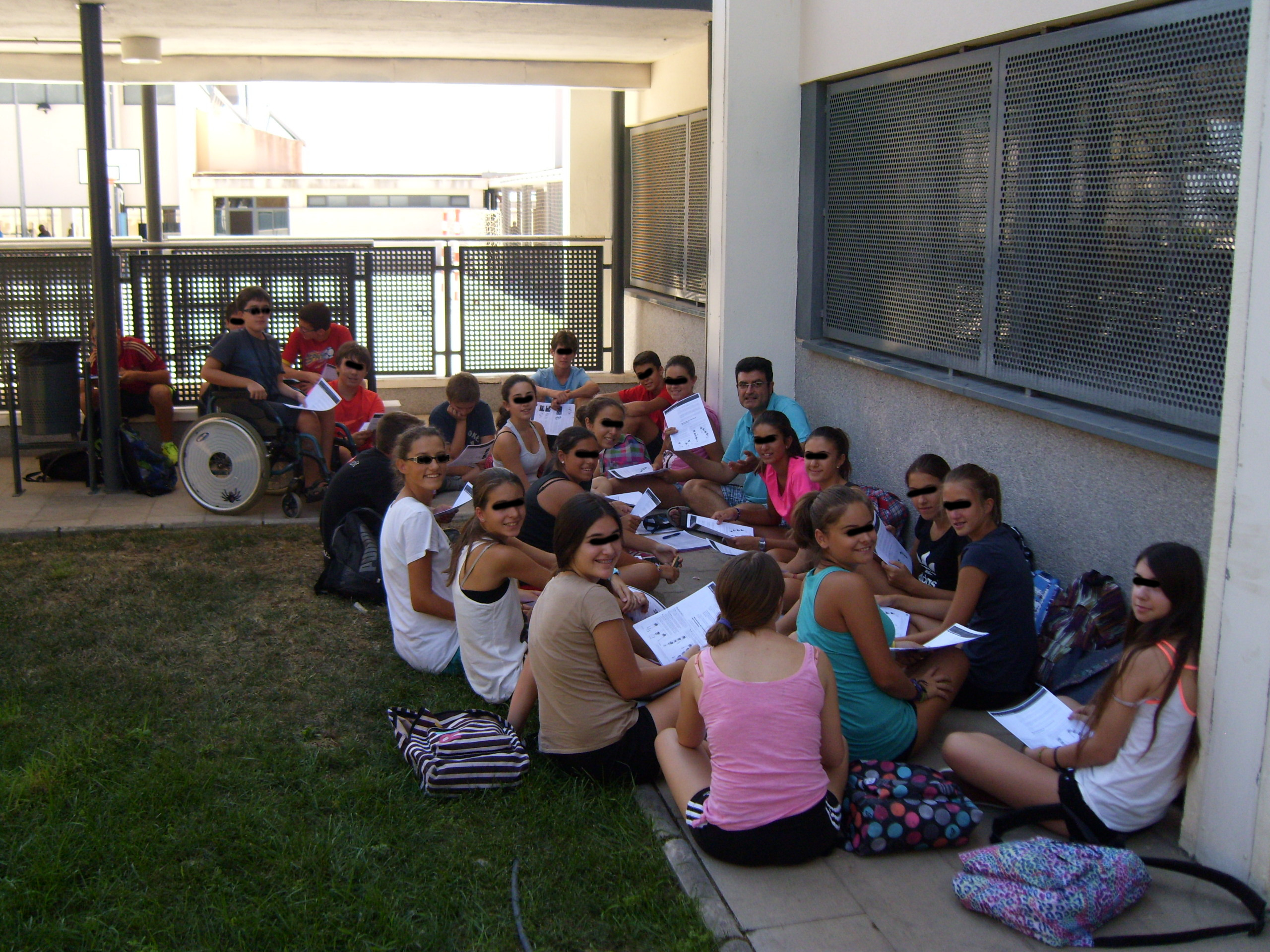 Classes al patí IES Gabriel Ciscar 3 eso C 12-09-2014