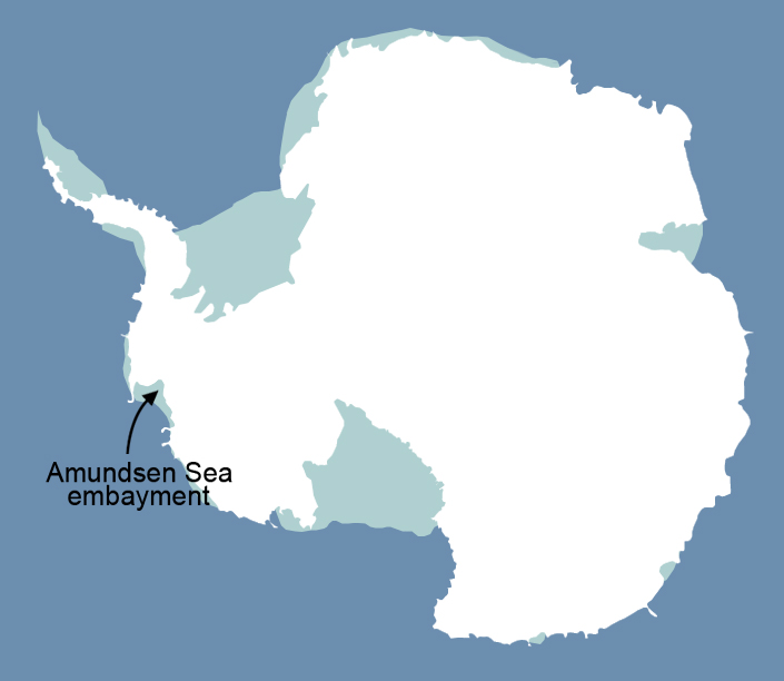 Badia Amudsen a l'Antàrtida