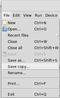 File Save copy