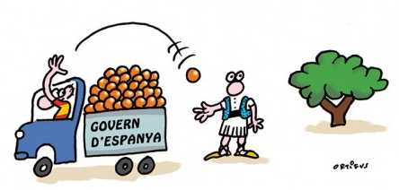 L'espoli fiscal que patim els valencians dibuixat per Ortifus 